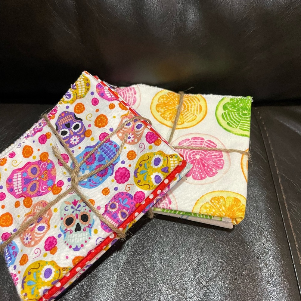 Handmade reusable paper towels-set of 4